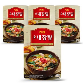 진한식품 진한 소내장탕, 600g, 4개