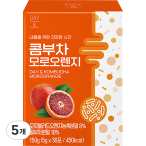 데이앤 콤부차 모로오렌지 30p, 5g, 30개입, 5개