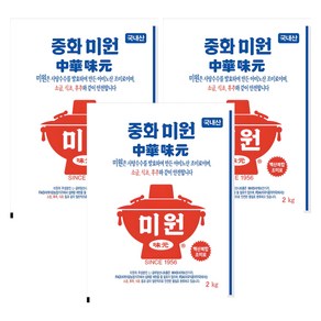 미원 중화요리전용, 2kg, 3개