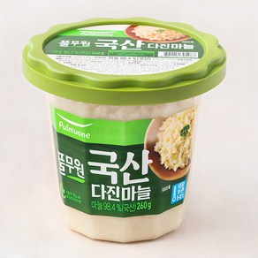 풀무원 다진마늘 용기, 260g, 1개