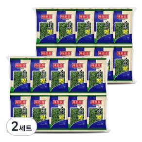 대천김 곱창 도시락김 5g x 20p 선물세트, 40개