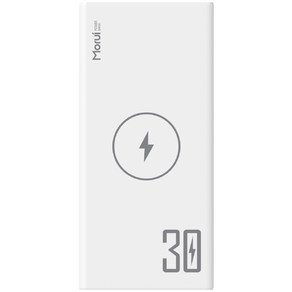 모루이 고속 무선충전 대용량 보조배터리 30000mAh PD22.5W 15W 멀티단자