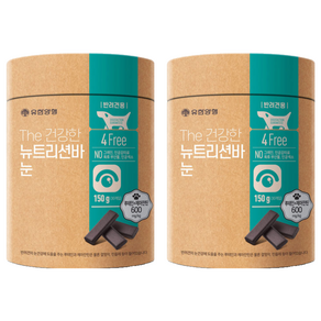 유한양행 더 건강한 뉴트리션바 강아지 영양트릿 30p, 눈물 개선/눈건강, 2개