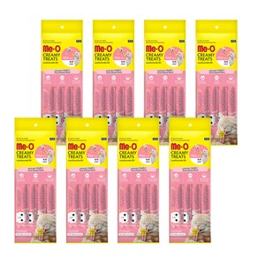 MeO 크리미 고양이 간식 15g x 4p, 가츠오, 60g, 8개