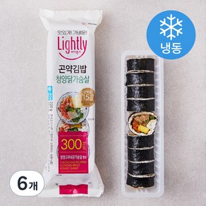 라이틀리 청양닭가슴살 곤약김밥 (냉동)