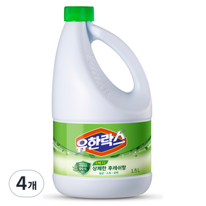 유한락스 후레쉬 소독제, 1.5L, 4개