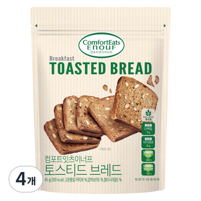 컴포트잇츠이너프 토스티드 브레드, 45g, 4개