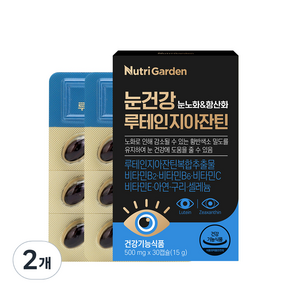 뉴트리가든 눈건강 루테인지아잔틴 15g, 2개, 30정