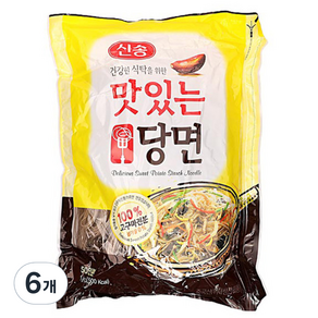 신송 맛있는당면, 6개, 1kg