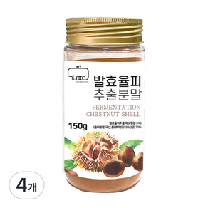 권뱅푸드 발효율피 추출분말, 150g, 4개