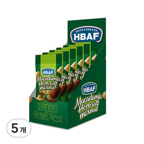 바프 마카다미아 허브솔트 믹스넛 30g x 6p, 180g, 5개