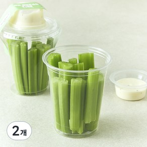 All바른농장 한컵 샐러드스틱 샐러리, 2개, 180g