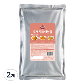 쉐프원 로제 떡볶이 분말, 1kg, 2개