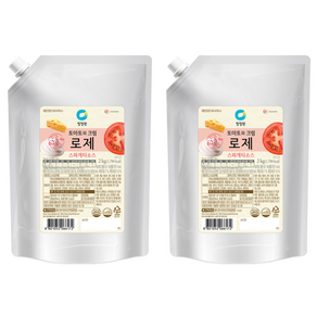 청정원 로제 스파게티소스, 2kg, 2개