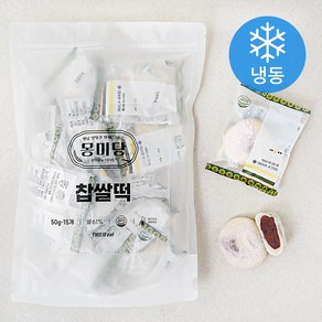 몽미당 찹쌀떡 15p (냉동), 1개, 750g