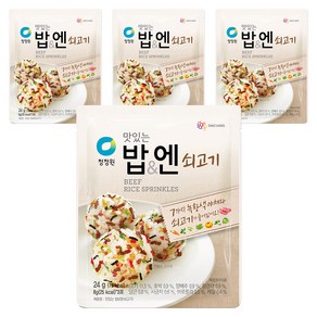 청정원 맛있는 밥&엔 쇠고기, 24g, 4개