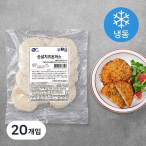 하늘푸드 순살치즈돈까스 (냉동)