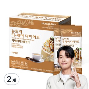 뉴트리디데이 다이어트 카페라떼 쉐이크, 350g, 2개