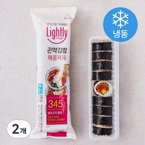 라이틀리 매콤제육 곤약김밥 (냉동), 220g, 2개