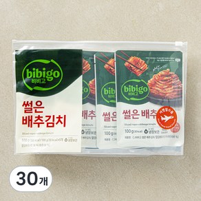 비비고 썰은배추김치, 100g, 30개