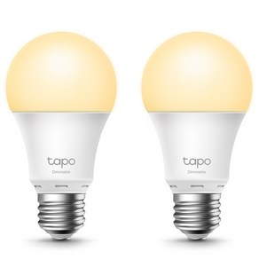 티피링크 스마트 IoT E26 소켓 LED 조광 전구, Tapo L510E, 2개