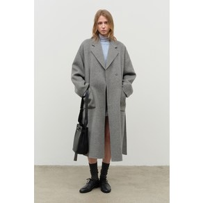 던스트 HANDMADE CASHMERE ROBE COAT UDCO4D231