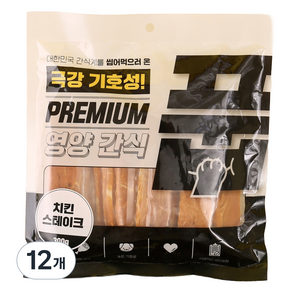 풉 강아지 치킨 스테이크, 12개, 300g, 치킨맛