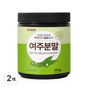 백세팔팔 여주분말, 2개, 200g