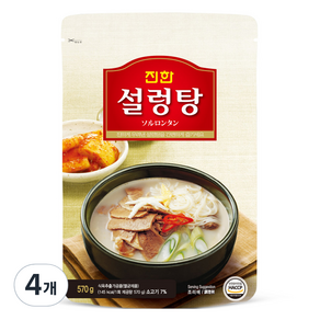 진한식품 설렁탕, 570g, 4개