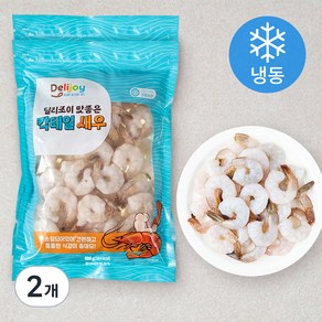 딜리조이 맛좋은 칵테일 새우 (베트남산), 600g(50~70미), 2개