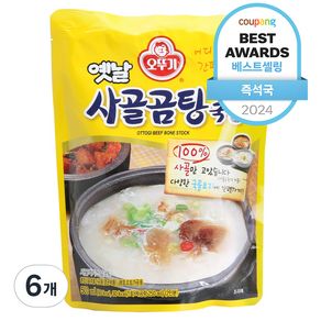 오뚜기옛날 사골곰탕 국물, 500g, 6개