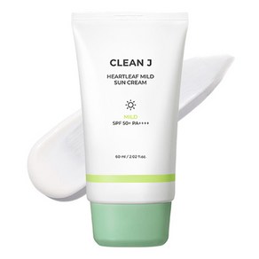 제이숲 클린제이 어성초 마일드 선크림 SPF50+ PA++++, 60ml, 1개