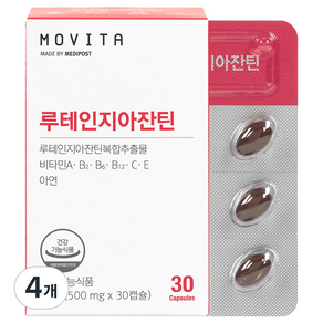 메디포스트 모비타 루테인 지아잔틴 15g, 30정, 4개