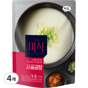 더미식 사골곰탕, 500g, 4개