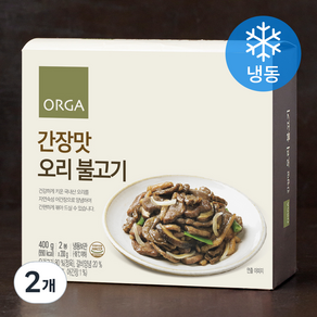 올가홀푸드 오리 불고기 간장맛 (냉동), 400g, 2개