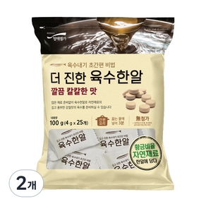 청해명가 더 진한 육수한알 깔끔 칼칼한맛