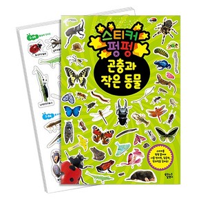 스티커 펑펑 곤충과 작은 동물 개정판, 꿈꾸는달팽이