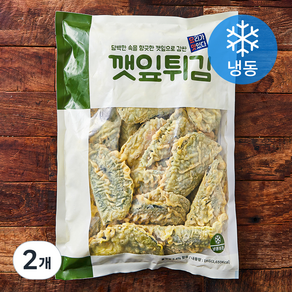 요리가맛있다 깻잎튀김 (냉동), 1kg, 2개