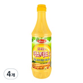 움트리 머스터드소스, 925g, 4개