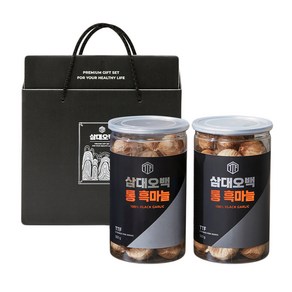 삼대오백 에너지 통 흑마늘 선물 세트, 500g, 2개