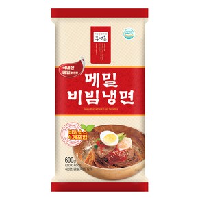 봉평촌 메밀비빔냉면, 600g, 1개