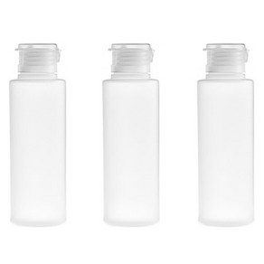 더자카 베이직 똑딱 공병 100ml, 3개, 반투명