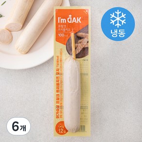 아임닭 닭가슴살 프랑크 트리플치즈 꼬치 (냉동), 70g, 6개