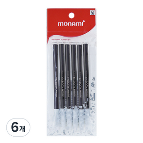 모나미 어데나 6p, 블랙, 6개