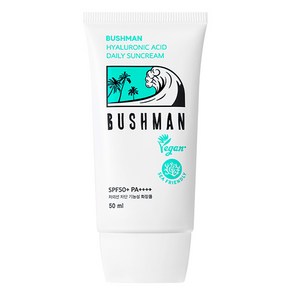 부쉬맨 히알루론산 데일리 선크림 SPF50+ PA++++, 50ml, 1개