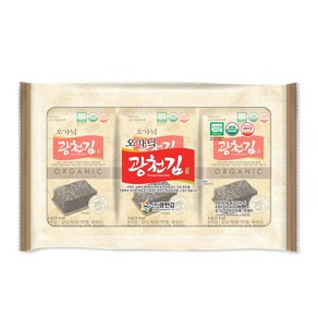 광천김 유기농 도시락김, 36g, 2개