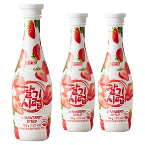 쥬피터 딸기시럽, 550g, 3개