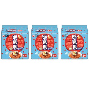 농심 배홍동 비빔면 137g, 12개