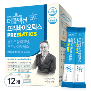 메이준뉴트리 더블액션 프리바이오틱스, 150g, 12개