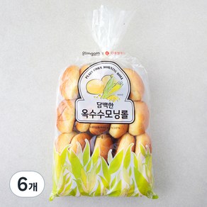 곰곰 담백한 옥수수 모닝롤, 510g, 6개